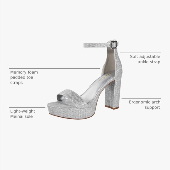 Chunky Platform Heels - Picture 4 of 17